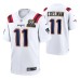 New England Patriots #11 Julian Edelman 6X Super Bowl Champions Patch Jersey White Game