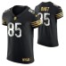 Men Chicago Bears Cole Kmet Golden Edition Black Vapor Elite Jersey