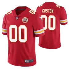 Men Kansas City Chiefs #00 Custom Red Nike color rush Limited Jersey