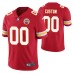 Men Kansas City Chiefs #00 Custom Red Nike color rush Limited Jersey