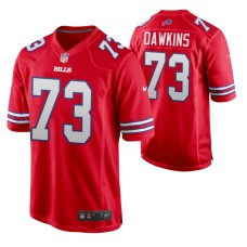 Buffalo Bills Dion Dawkins #73 Game Red Alternate Jersey