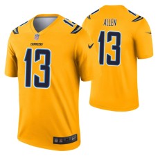 Men Keenan Allen Los Angeles Chargers Jersey Gold Inverted Legend Edition