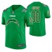 Men Los Angeles Chargers Custom Kelly Green St. Patrick Day Jersey