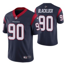 Texans Ross Blacklock 2020 NFL Draft Navy Jersey Vapor Limited