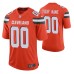 Browns Custom 2020 NFL Draft Orange Jersey Vapor Limited