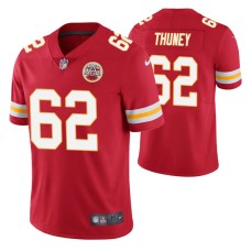 Joe Thuney #62 Vapor Limited Red Kansas City Chiefs Jersey