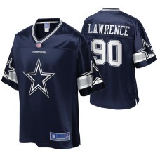 Men Dallas Cowboys DeMarcus Lawrence Team Icon Navy Jersey