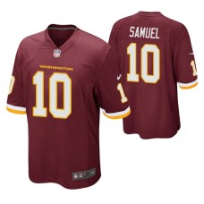 Washington Football Team #10 Curtis Samuel Burgundy Game Jersey