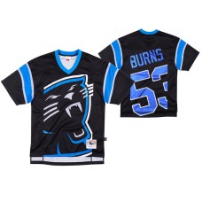 Carolina Panthers #53 Brian Burns Big Face Black Jersey