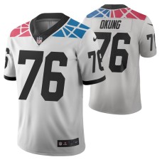 Carolina Panthers Russell Okung City Edition White Vapor Limited Jersey