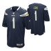 Los Angeles Chargers Ty Long Navy Game Men Jersey