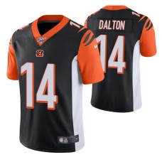 Cincinnati Bengals Andy Dalton Black 100th Season Vapor Limited Jersey