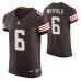 Men Cleveland Browns Baker Mayfield Vapor Elite Brown Jersey