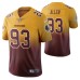 Washington Redskins Jonathan Allen Men Burgundy Color Crash Gradient Jersey