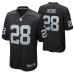 Men Las Vegas Raiders Josh Jacobs #28 Game Black Jersey