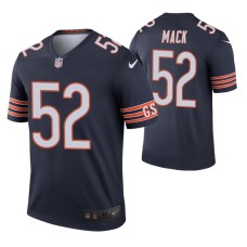 Men Khalil Mack #52 Chicago Bears Navy Legend Jersey