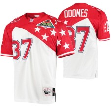 1994 Pro Bowl Buffalo Bills #37 Nate Odomes White Red AFC Authentic Jersey