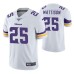 Men Minnesota Vikings Alexander Mattison White 100th Season Vapor Limited Jersey