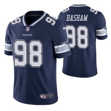 Tarell Basham #98 Vapor Limited Navy Dallas Cowboys Jersey