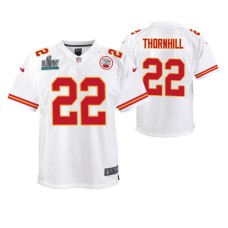 Juan Thornhill Kansas City Chiefs Super Bowl LIV Youth White Game Jersey