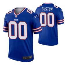 Men Custom #00 Buffalo Bills Royal Legend Jersey