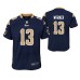 Youth Los Angeles Rams #13 Kurt Warner Navy Nike Team Color Game Jersey