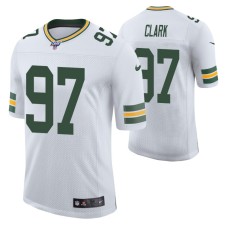 Green Bay Packers Kenny Clark White 100th Season Vapor Limited Jersey