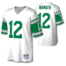 Men New York Jets Joe Namath White Legacy Replica Jersey