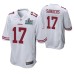 Emmanuel Sanders San Francisco 49ers Super Bowl LIV Men White Game Jersey