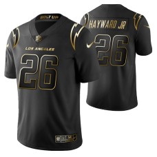 Men Los Angeles Chargers Casey Hayward Jr. Golden Limited Black Jersey