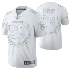 Miami Dolphins #99 Jason Taylor limited edition White collection Jersey