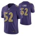 Baltimore Ravens Ray Lewis Jersey 100th Season Purple Color Rush Edition