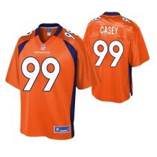 Denver Broncos Jurrell Casey Orange Pro Line Jersey Men