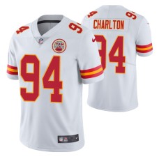 Kansas City Chiefs Taco Charlton Vapor Untouchable Limited White Jersey