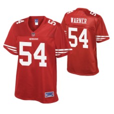 San Francisco 49ers Fred Warner Scarlet Pro Line Jersey