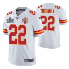 Juan Thornhill Kansas City Chiefs Super Bowl LIV Men White Vapor Limited Jersey