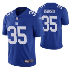 New York Giants T.J. Brunson Vapor Untouchable Limited Blue Jersey