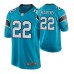 Men Carolina Panthers #22 Christian McCaffrey Blue Nike Game Jersey