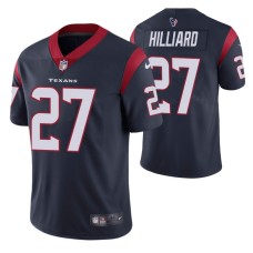 Dontrell Hilliard NO. 27 Vapor Limited Navy Houston Texans Jersey