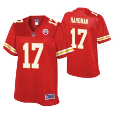 Kansas City Chiefs Mecole Hardman Red Pro Line Player Jersey