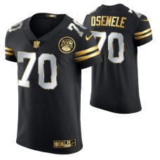 Kansas City Chiefs Kelechi Osemele #70 Golden Edition Black Elite Jersey