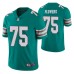 Miami Dolphins #75 Ereck Flowers Alternate Vapor Limited Aqua Jersey