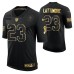 Men New Orleans Saints No. 23 Marshon Lattimore Golden Limited Black Jersey