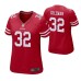 San Francisco 49ers #32 Tevin Coleman Game Women Jersey Scarlet