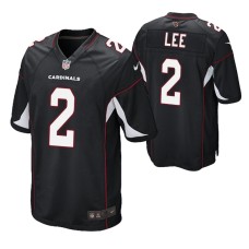 Men Arizona Cardinals #2 Andy Lee Black Nike Game Jersey