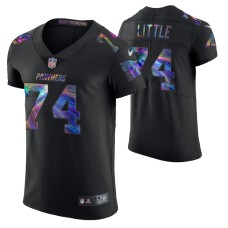 Carolina Panthers Greg Little Jersey Golden Edition Holographic Vapor Elite Black