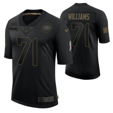 San Francisco 49ers Trent Williams #71 Black Limited 2020 Salute To Service Jersey