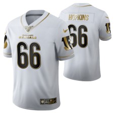 Cincinnati Bengals Trey Hopkins 100th Season Jersey White Vapor Limited Golden Edition