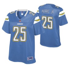 Los Angeles Chargers Chris Harris Jr Light Blue Pro Line Player Jersey Women