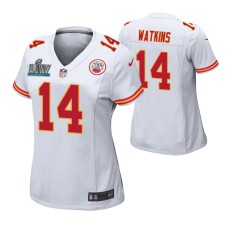 Sammy Watkins Kansas City Chiefs Super Bowl LIV Women White Game Jersey